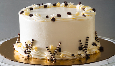 Two-Tone Layered Cake